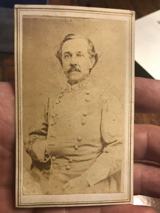 Antique 1860’s Civil War Cdv Photo Confederate General Joseph Reid Anderson