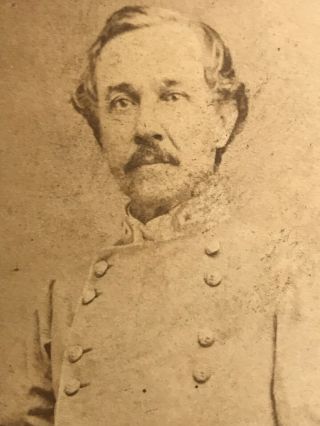 Antique 1860’s Civil War CDV PHOTO Confederate GENERAL Joseph Reid Anderson 2