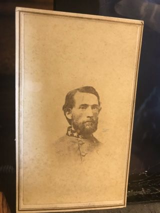 Antique Cdv Photo Civil War Confederate Cavalry General John Singleton Mosby