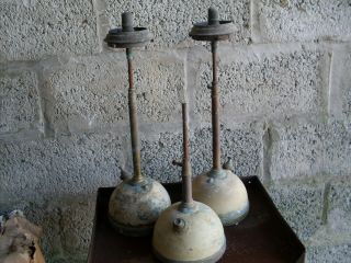 3 Vintage Tilley Lamps