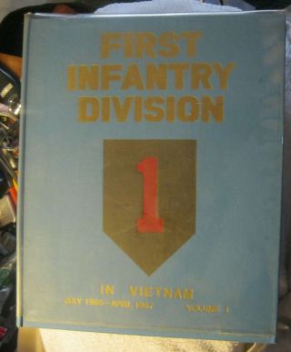 Vintage 1st Infantry Division Vietnam War July 1965 - 1967 Big Red One Yearbook
