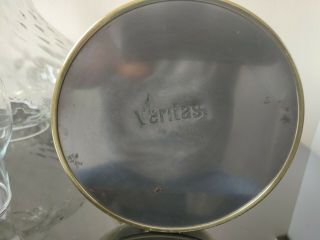 Victorian Veritas oil lamp vintage antique oil lamp 5