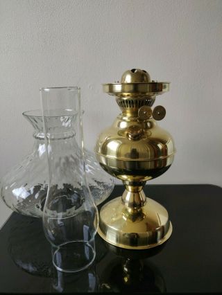 Victorian Veritas oil lamp vintage antique oil lamp 6