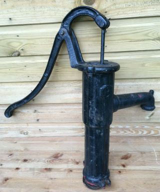 Antique Style Cast Iron Water Pump 25 " Architectural Salvage Garden Ornament