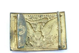 Pettibone Bros U.  S.  Civil War Era Officer ' s Belt Buckle 1851 - 1874 2