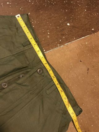 Vintage 2 Pairs 1970s US Army Vietnam War OG 107 Utility Pant Dead Stock W31 6