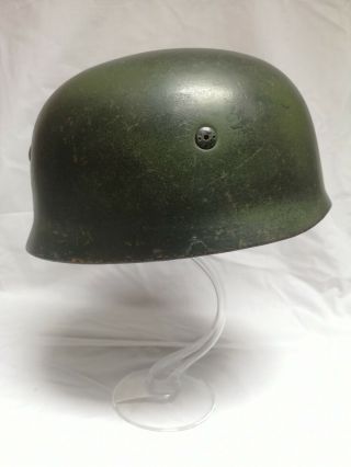 Rare Ww2 German M38 Camo Fallschirmjager Paratrooper Helmet No Ww1