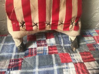 Primitive Sheep Doll Americana USA Handmade Folk art Patriotic July 4th 2