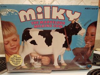 Kenner Milky The Marvelous Milking Cow Toy,  Box,  1977