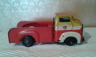 Rare Tin Toy Car Variant By Marx Mexico Cities Service Tow Truck Ford