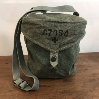 Vintage Swiss Army Military Crossbody Pouch Bag (b2)