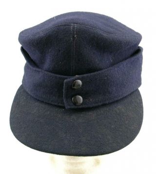 WW2 WWII GERMAN AUSTRIA ARMY ELITE YOUNG ORGANIZATION M43 DARK BLUE FIELD HAT 5