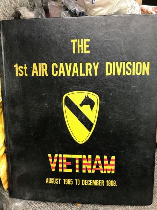 The First Air Cavalry Division Vietnam 65 To 69 History Book Adm15