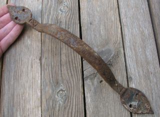 Antique Blacksmith Made Iron Door Pull Handle