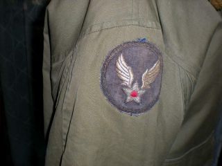 Army Air Forces,  B - 10 Rare Flight Jacket Size 36 STAGG Coat Co CBI/AF 8