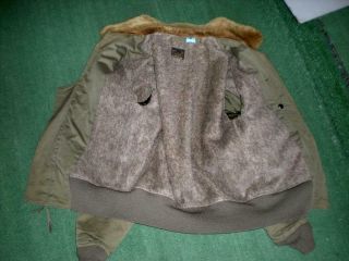 Army Air Forces,  B - 10 Rare Flight Jacket Size 36 STAGG Coat Co CBI/AF 9