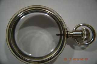 16 S - - Pocket Watch Display Case - - Open Face - - Lever Set - - Snap Bezels Very Tight