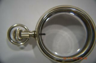 16 S - - Pocket Watch Display Case - - Open Face - - Lever set - - Snap Bezels very Tight 2