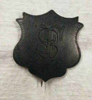 Civil War Corps Badge? Marked Sf 1800 