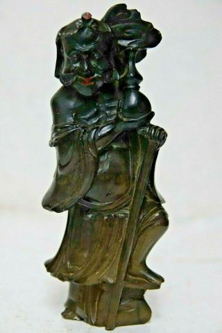 OLD CHINESE CARVED STONE FIGURE - INTERESTING EXAMPLE - VERY RARE 2