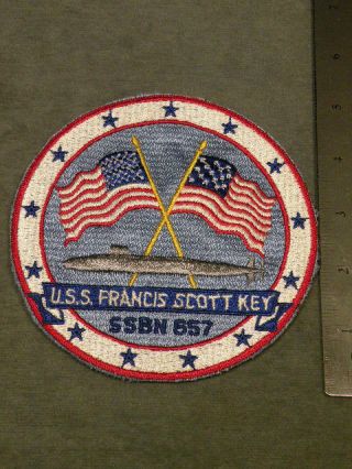 Us Navy Submarine Patch,  Uss Francis Scott Key