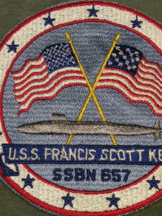 US Navy Submarine Patch,  USS Francis Scott Key 2