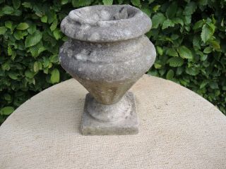Small Antique Marble Stone Garden Urn 30 cm high (601) 3
