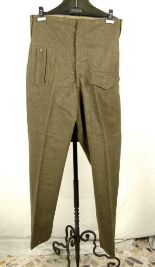 Ww2 Wwii British Army Battledress Trousers Serge Belfast 1942 Pants