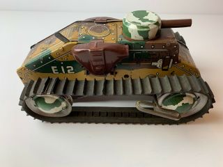 Vintage MARX? Tin Wind UpToy Tank - Winds up and moves 2
