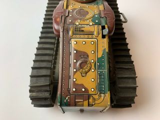 Vintage MARX? Tin Wind UpToy Tank - Winds up and moves 4
