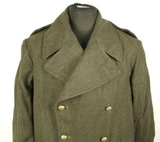 Ww2 Wwii British Army Field Coat Greatcoat Dismounted 1940 Pattern