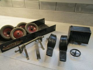 1926 Or 1927 Vintage Gilbet Toys Erector 7 1/2 White Truck Parts