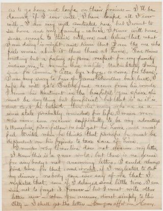CIVIL WAR SOLDIER LETTER ORLEANS JULY 30 1863 - DRAFT TROUBLES - MUSTER OUT 2