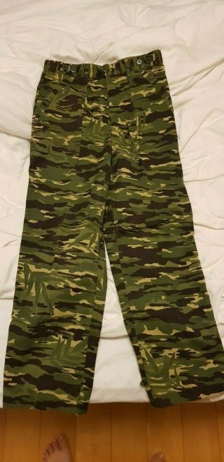 North Vietnamese Army Pavn K - 94 Bamboo Hybrid Tiger Camouflage Pants - Very Rare