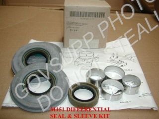 Differential Diff Seal Kit M151 M151a1 M151a2 Mutt 12302592 Nsn 2520 - 01 - 206 - 4177