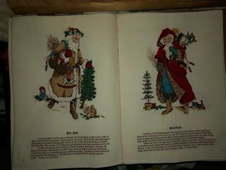 Cranston Legend of Santa Claus book - completed - book panel - Christmas 2