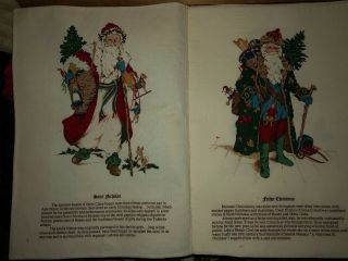 Cranston Legend of Santa Claus book - completed - book panel - Christmas 3