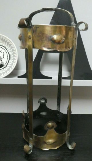 Arts & Crafts Movement,  Benson Liberty & Co.  Style Brass Lantern Lamp