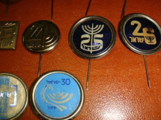 Israel KKL Independence Day 27 Different pin s 8 - 51 JNF K.  K.  L Jewis Herzl army 5