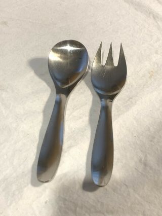 2pc Mcm Towle Lauffer Finland Stainless Steel Cutlery Design 9 By Don Wallance