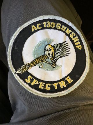 Vintage Ac130 Gunship Specter United States Air Force Squadron Patch