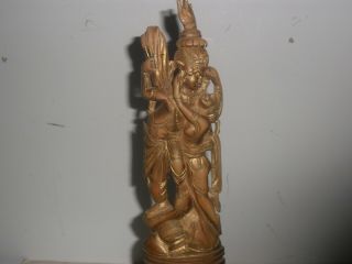 Antique Asian Indian Gilt Wood Carving