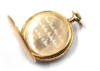 ANTIQUE PATEK PHILIPPE POCKET WATCH 14K GOLD RETAILED BY SHREVE CRUMP LOW c1913 6