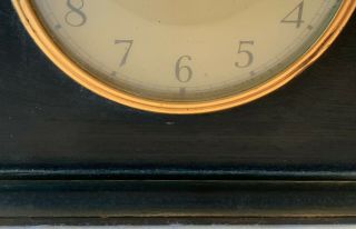 Vintage c.  1930s TELECHRON Camelback Mahogany Electric Mantel Clock - 3