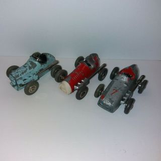 Three Vintage Schuco Micro Racers 1041 1042 1043