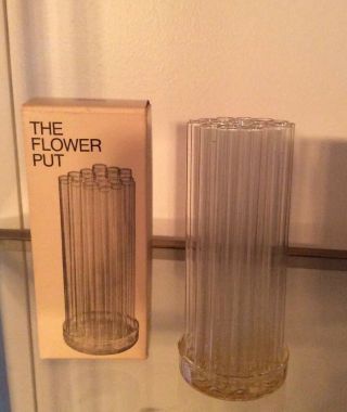 Mid Century Modern Flower Put Vase By Georg Jensen Crystal Rare