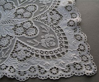 Fabulous Vintage Normandy Lace Tray Cover 14” X 9 3/4” 4