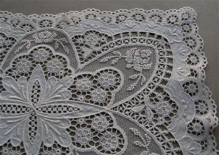 Fabulous Vintage Normandy Lace Tray Cover 14” X 9 3/4” 5