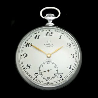 Rare 1967 Omega Pocket Watch,  Meister Dial,  All,