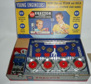 Gilbert Erector The Rocket Launcher Set Mib 50th Anniversary Special Ab25